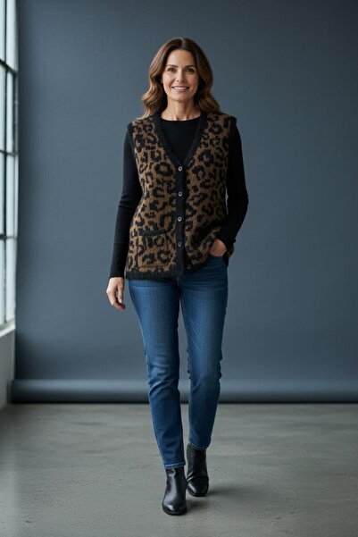 ENSAR GİYİM Flexible Soft-Textured Mother Vest