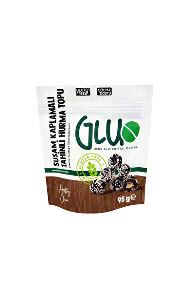 Gluzero Glutensiz Susam Kaplamalı Tahinli Hurma Topu