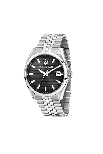 Maserati Ceas Attrazione, inox argintiu, cadran negru, carcasa 43mm, R8853151026