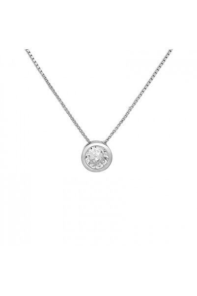 oemco Solitaire Silver Necklace 925 Supreme