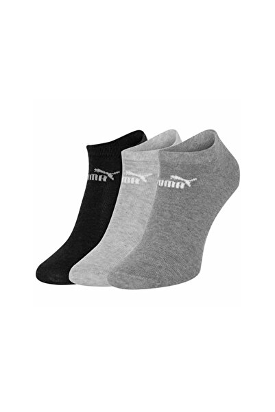 Puma Елементс Изчистени чорапи (3 чифта) 94710910 Сиви