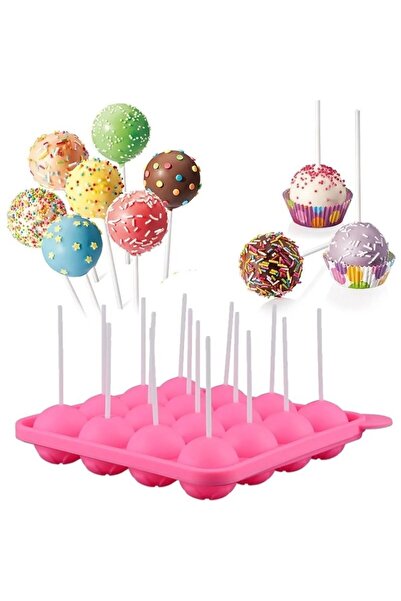 Empressco Yuvarlak 16'lı Cakepop Kalıbı, Pratik ve Şık Kek Topu Yapımı