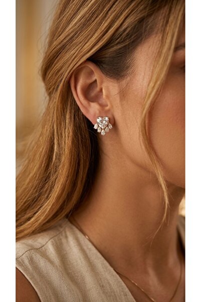 İNN JEWELLERY أقراط Xuping غير مشوهة ومضادة للحساسية على شكل قلب (ضمان المستو...