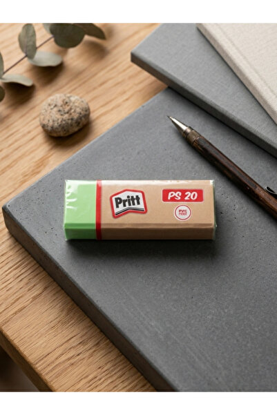 Pritt ممحاة مدرسية خالية من مادة PVC بلون أخضر فاتح