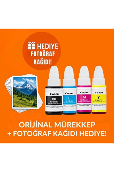 Canon G1411 G2411 G3411 G3411 G4411 G1410 G2410 G3410 G4410 4 Renk Orjinal Mü...