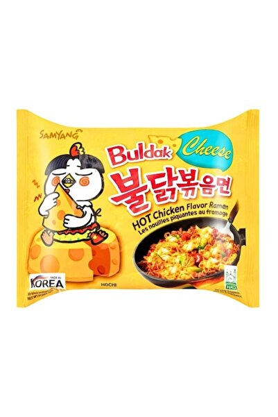 SAMYANG Buldak Tăiței Instant cu Pui Prăjit și Brânză 140g