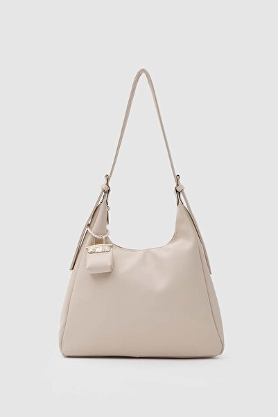 Shule Bags Guts charm casual shoulder bag - cream
