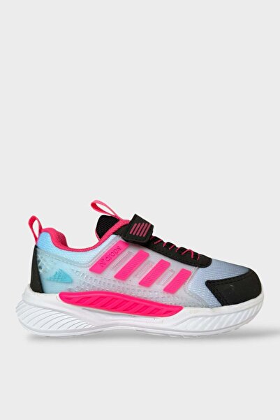 Liger حذاء رياضي للأطفال بنعل تشريحي خفيف الوزن باللون الأسود - الوردي