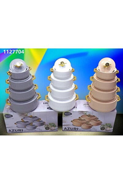 Elegance طقم أزوري مع غطاء جديد 4 قطع 750/1500/2000/3000