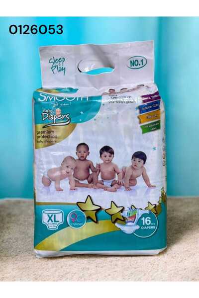 Feah Smooth BC1091"SMOOTH" BABY DIAPER X-LARGE 16PC