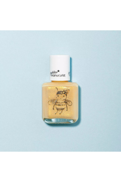 MANUCURIST Green - Washable Nail Polish - Pia the Bee, Kids,