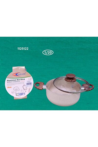 Kawashi KR-MCG20 CASSEROLE WIT GLASS LID 20X9.0CM