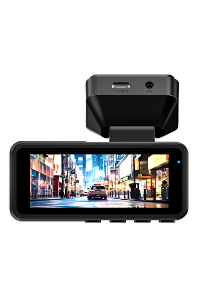 TrkTech A216P 4K 2160P Ön Kamera + 1080P Arka Kamera WiFi 3,16 inç Ekranlı 4K Araç İçi Kamera