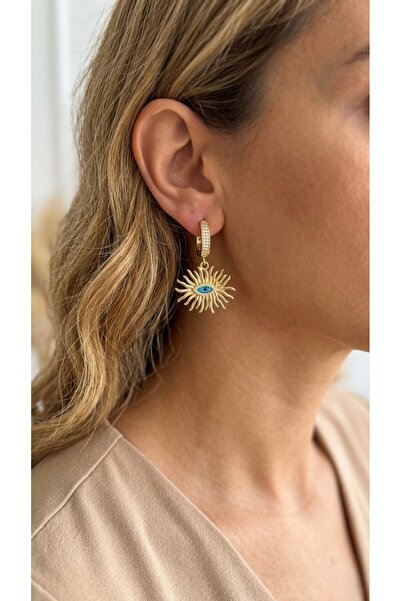 İNN JEWELLERY أقراط من الفولاذ 316L مقاومة للصدأ ومضادة للحساسية على شكل عين ...