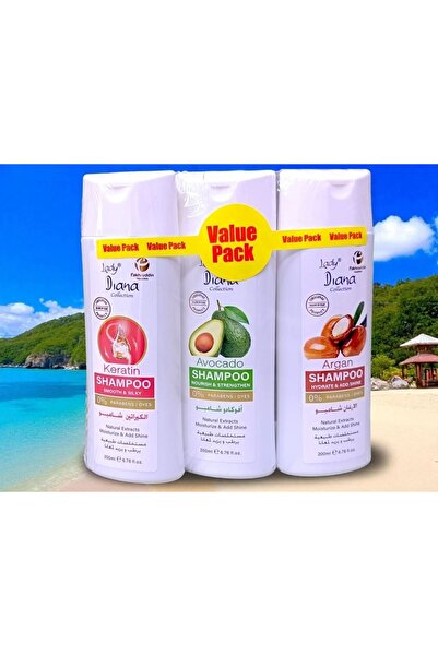 Lady Diana LD 3PCS SHAMPOO 200ML