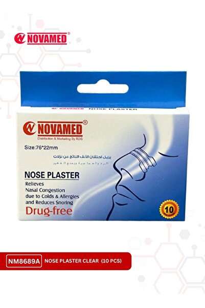 NOVAMED Nose plaster clear (10 PCS)