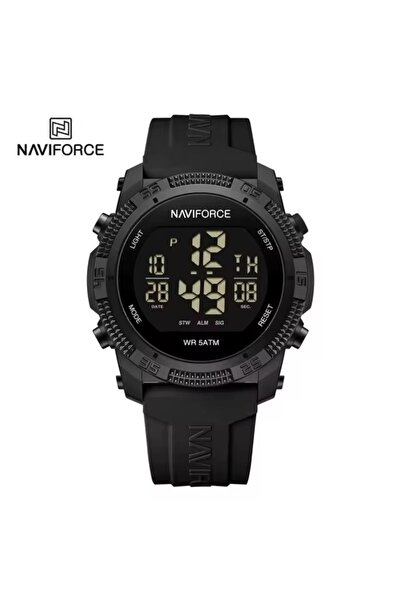 Naviforce Ανδρικό Ρολόι 7104 Μαύρο Μοντέρνο Στυλ Κορυφαία Οθόνη Ανθεκτικό Κομ...