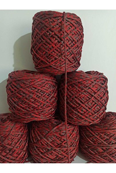 İPEK YÜN İPLİK DÜNYASI Macrame Knitting Yarn Cotton, Polyester (Dark Mink, Re...
