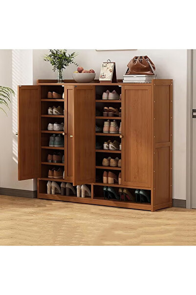 Beauenty Shoe Cabinet,Bamboo Shoe Cabinet,Freestanding Shoe Cupboard