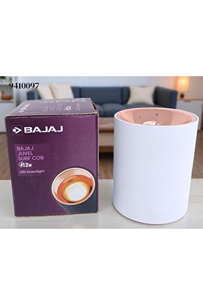 Bajaj 91451 JUVEL SURF COB 12W NDL ROSEGOLD WH DOWN LIGHT