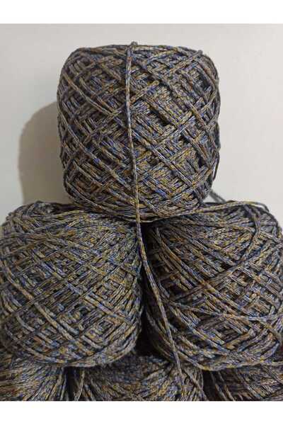 İPEK YÜN İPLİK DÜNYASI Νήμα πλεξίματος μακραμέ Βαμβάκι, Πολυεστέρας (Μωβ, Καμ...