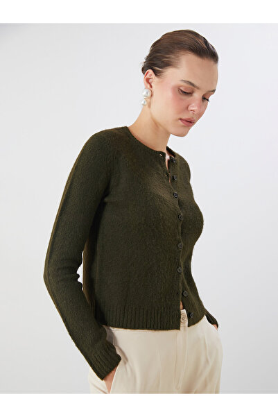 LC Waikiki Crew Neck Women's Knitwear Cardigan