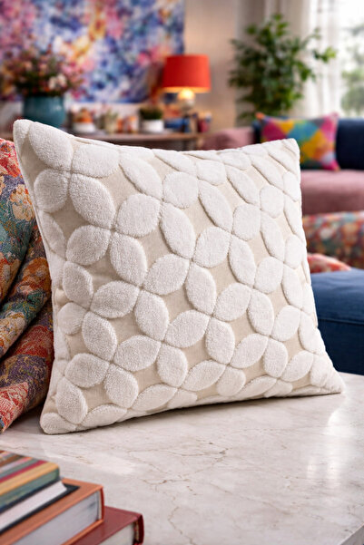 Pilloveland Puffy Cushion Cover - 43*43 cm - Pebble