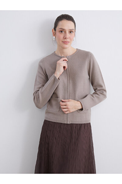 LC Waikiki Crew Neck Women's Knitwear Cardigan