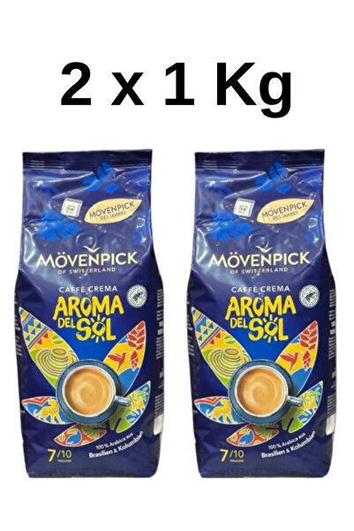 NO BRAND 2 kg cafea boabe Movenpick Aroma Del Sol