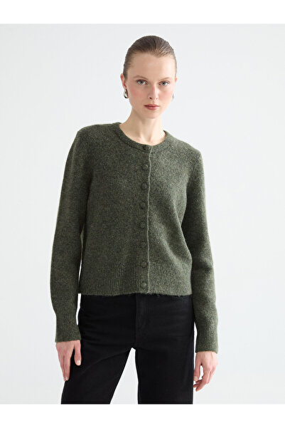 LC Waikiki Crew Neck Women's Knitwear Cardigan