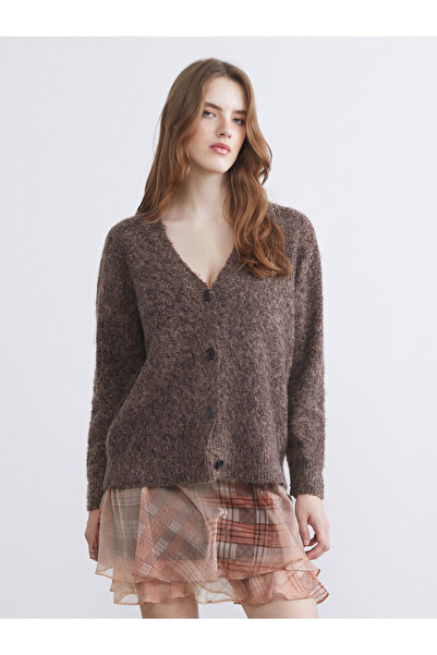LC Waikiki V Neck Women's Knitwear Cardigan
