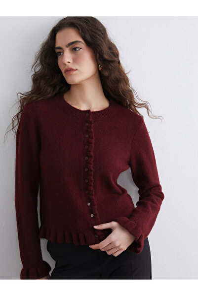 LC Waikiki Crew Neck Women's Knitwear Cardigan