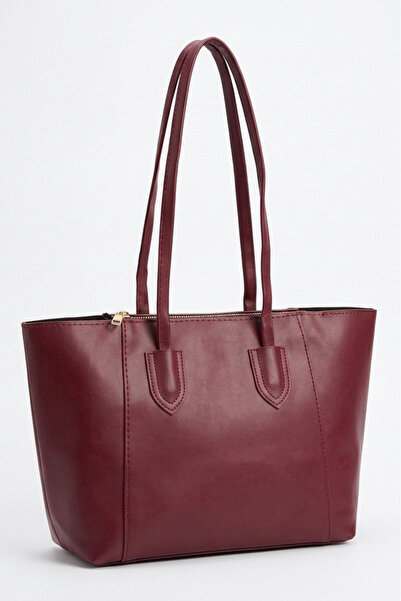 TOFİSA Жіноча бордова сумка через плече зі штучної шкіри - 28308-BORDO