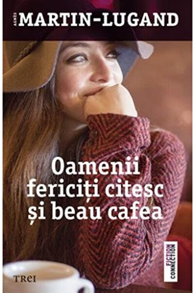 Trei Happy people read and drink coffee