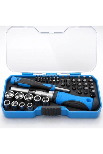 AutoFamily مجموعة مفكات براغي متعددة الرؤوس مع حامل مغناطيسي