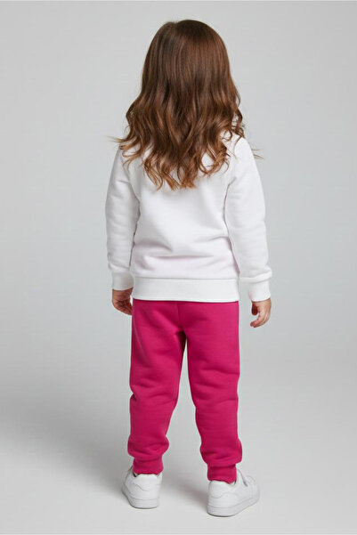 TOFİSA Σετ Πιτζάμες για Κορίτσια με Φούξια Σχέδια - 28166-FUSYA