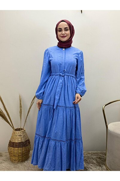 JOOQSTORE فستان بوبلين مريح