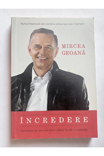 Nemira The book "TRUST" written by Mircea Geoana