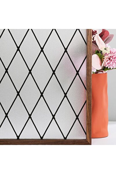 Arabest فيلم نوافذ عازل للخصوصية، تظليل زخرفي لاصق بالكهرباء، قابل للإزالة وم...