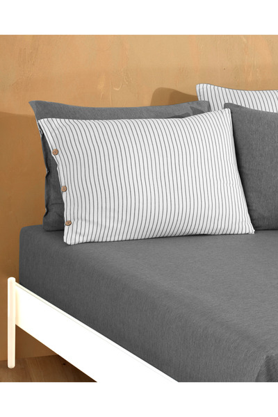 Cottonest Single Fitted Sheet Set 100X200 cm – 1 Pillowcase – Soft and Stylis...