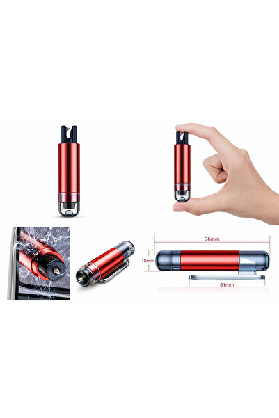 OEM 2 in 1 Device Rescue Auto-Instant Window Breaker and Seat Belt Cutter, Co...