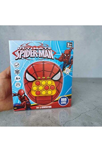 SPIDERMAN Işıklı Ve Sesli Pilli Popit Egitici örümcek adam Oyuncak Sevimli Pu...