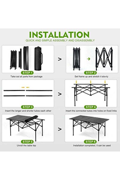 SPAULD Outdoor Camping Folding Table