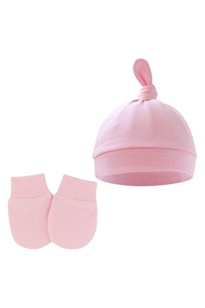 Bambimici - Tiny Tops Baby Beanie and Mittens - Multicolor- 0M to 6M