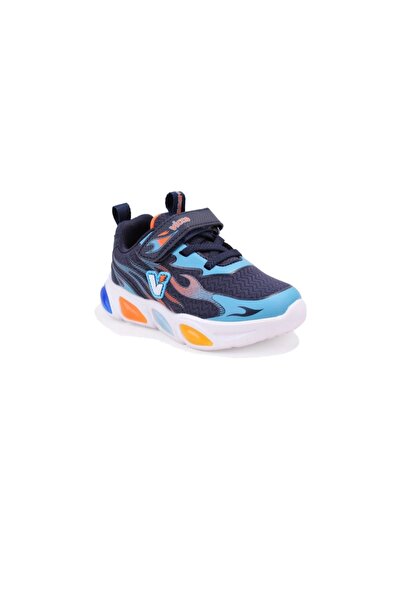 Vicco Coi̇n Boys' Dark Blue Lighted Sports Shoes
