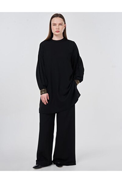 Kayra Stylish Double Suit with Ribbed Stitching