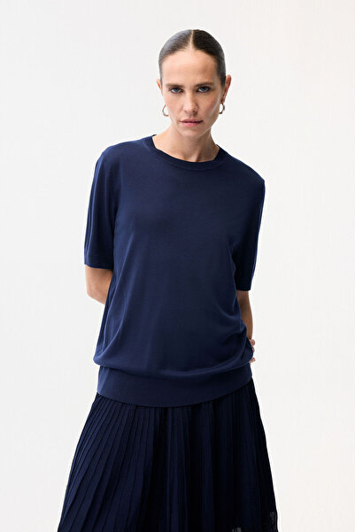 adL Kısa Kol Triko Bluz