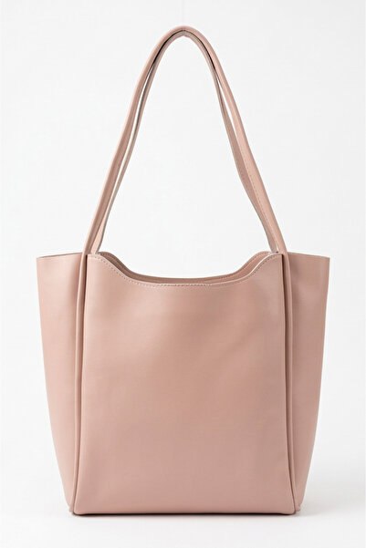 TOFİSA Жіноча сумка через плече зі штучної шкіри пудрово-рожевого кольору - 2...