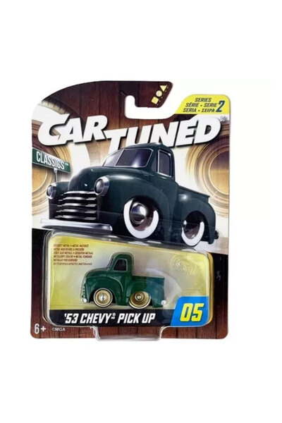 CarTuned سيارة شيفروليه بيك أب S2 1953 خضراء كلاسيكية 530121