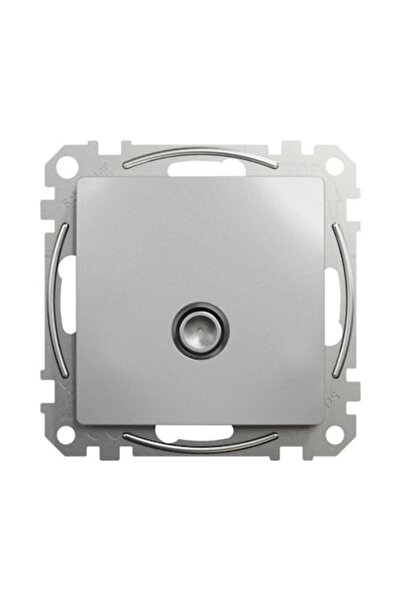 Clasic Priză TV Schneider Sedna Design 4db, Aluminiu